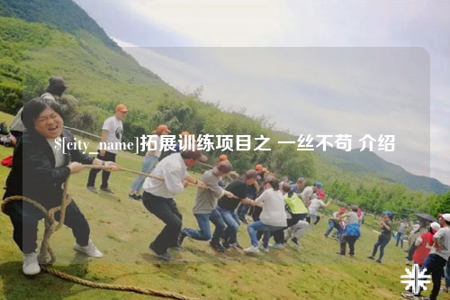东莞拓展训练项目之 一丝不苟 介绍